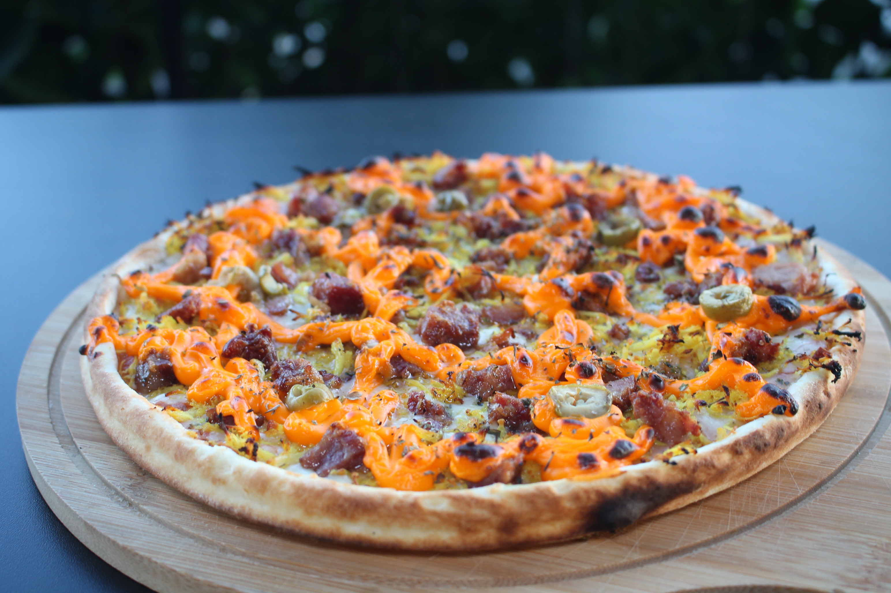 renf's pizzas cheddar e bacon